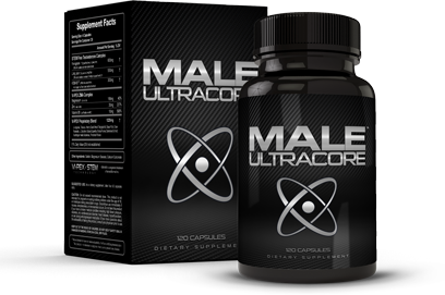 Box and Bottle of Male UltraCore
